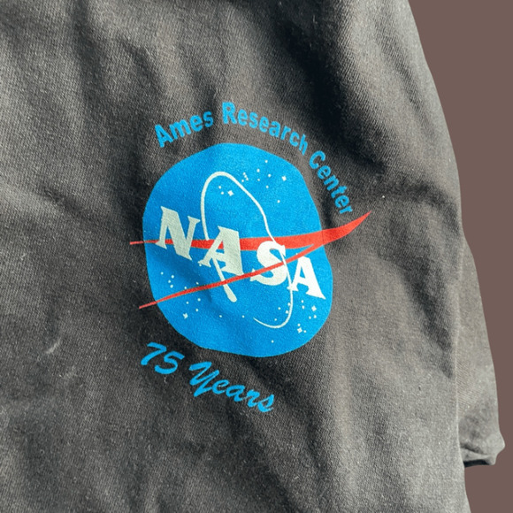Hanes NASA Ames Graphic Tee | Black | Size S | Vintage - Picture 2 of 4